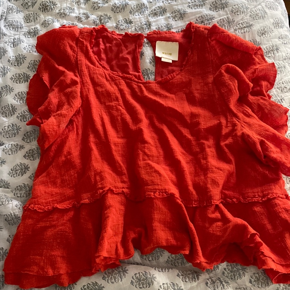 Maeve coral top